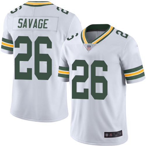 Green Bay Packers Limited White Men #26 Savage Darnell Road Jersey Nike NFL Vapor Untouchable->youth nfl jersey->Youth Jersey